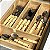 KIT ORGANIZADOR DE TALHER DE BAMBU COM 19 PEÇAS - Imagem 1