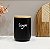 POTE DE CERÂMICA PRETO COM TAMPA DE BAMBU SUGAR 800ML - Imagem 1