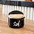 SALEIRO DE PORCELANA PRETO HATTAN  290ML - Imagem 1