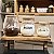 KIT 3 POTES COM TAMPA E COLHER DE BAMBU STYLE E BANDEJA - Imagem 1
