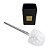 KIT ESCOVA SANITÁRIA COM DETALHE DE BAMBU BATH BLACK - Imagem 1