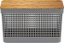 CESTO GRID COM TAMPA DE BAMBU 20 L CHUMBO FECHADO - Imagem 1