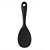 COLHER DE SILICONE PARA ARROZ PRETA 22CM - Imagem 3