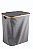 CESTO ORGANIZADOR CINZA COM BAMBU 48CM - Imagem 1
