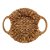 CESTA DE FIBRA NATURAL ALÇA DE METAL  27x8cm - Imagem 4