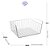 CESTA ORGANIZADORA  DE PRATELEIRA METAL BRANCO 40 CM - Imagem 3