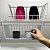 CESTA ORGANIZADORA DE PRATELEIRA METAL BRANCO 30 CM - Imagem 6