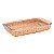 TRAVESSA RETANGULAR DE VIDRO COM RATTAN 3L - Imagem 1