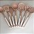 KIT UTENSÍLIOS DE SILICONE E BAMBU ANTIDERRAPANTE ROSA 8 PEÇAS - Imagem 3