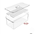 ORGANIZADOR CLEAR FRESH COM BASE 5 LITROS - Imagem 6