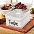 ORGANIZADOR CLEAR FRESH COM CESTO NATURAL 2,2 LITROS - Imagem 2