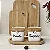KIT 2 SALEIROS DE PORCELANA COM BANDEJA DE BAMBU - Imagem 3