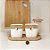 KIT 2 SALEIROS DE PORCELANA COM BANDEJA DE BAMBU - Imagem 5