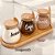 KIT 3 POTES 400ML COM TAMPA COLHER E BANDEJA DE BAMBU STYLE - Imagem 5
