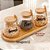 KIT 3 POTES 400ML COM TAMPA COLHER E BANDEJA DE BAMBU STYLE - Imagem 12