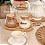 KIT 2 POTES 400ML COM TAMPA COLHER E BANDEJA DE BAMBU STYLE - Imagem 2