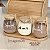 KIT 3 POTES 750ML COM TAMPA COLHER E BANDEJA DE BAMBU STYLE - Imagem 9