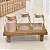 CONJUNTO 3 POTES COM BANDEJA DE APOIO ELISA STORE 150ML - Imagem 1