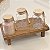 CONJUNTO 3 POTES COM BANDEJA DE APOIO ELISA STORE 150ML - Imagem 3