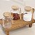 CONJUNTO 3 POTES COM BANDEJA DE APOIO ELISA STORE 250ML - Imagem 2