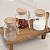 CONJUNTO 3 POTES COM BANDEJA DE APOIO ELISA STORE 250ML - Imagem 3