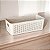 CESTO ORGANIZADOR FLOW BEGE SEM TAMPA  27X12X9CM - Imagem 1