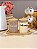 KIT 2 POTES 600ML COM TAMPA COLHER E BANDEJA DE BAMBU JADE - Imagem 1