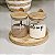 KIT 2 POTES 600ML COM TAMPA COLHER E BANDEJA DE BAMBU JADE - Imagem 2