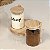 KIT 2 POTES 600ML COM TAMPA COLHER E BANDEJA DE BAMBU JADE - Imagem 7