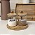 KIT 2 POTES 600ML COM TAMPA COLHER E BANDEJA DE BAMBU JADE - Imagem 3