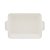 TRAVESSA REFRATÁRIO PORCELANA COM ALÇA BRANCO 23,5x14x5CM - Imagem 3