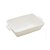 TRAVESSA REFRATÁRIO PORCELANA COM ALÇA BRANCO 23,5x14x5CM - Imagem 1