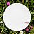 CONJUNTO 2 PRATOS SOBREMESA CERÂMICA COLIBRI BRANCO 19cm - Imagem 2