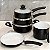 CONJUNTO 5 PANELAS ROMA PRETA - Imagem 1