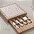 CONJUNTO 6 PEÇAS PARA QUEIJO DE CERÂMICA TERRAZO - Imagem 1