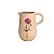 JARRO DECORATIVO DE CERÂMICA FLOR ROXA TRENTO 16CM - Imagem 2
