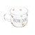 CANECA DE VIDRO MARGARIDAS BOM DIA RESISTENTE AO CALOR 120ML - Imagem 3