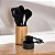 KIT UTENSÍLIOS DE SILICONE PRETO 9 PEÇAS - Imagem 1