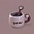 CANECA CERÂMICA COM COLHER NEW LIFE 2 URSO  400ML - Imagem 3