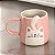 CANECA DE CERÂMICA NEW LIFE 2 GATO ORELHA - Imagem 2