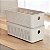 KIT 2 CESTOS ORGANIZADOR FLOW BEGE 3 LITROS  27X12X9CM - Imagem 3