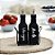 KIT GALHETEIROS PRETO COM SUPORTE 180ML 3 PEÇAS - Imagem 1