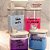 KIT DISPENSER  ARMAZENAMENTO FLOW BEGE 4UN - Imagem 1