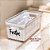KIT ORGANIZADOR DE GELADEIRA CLEAR 2UN COM CESTO 5L - Imagem 2