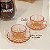 CONJUNTO XÍCARAS DE CAFÉ OU CHÁ  DE VIDRO PEACK 6 UN - Imagem 3