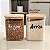 KIT 2 POTE DE VIDRO HELENA TAMPA BAMBU ESCOLHA PERSONALIZAÇÃO E TAMANHO - Imagem 15