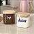 KIT 2 POTE DE VIDRO HELENA TAMPA BAMBU ESCOLHA PERSONALIZAÇÃO E TAMANHO - Imagem 10