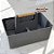 CESTO ORGANIZADOR MULTIUSO FLOW ALÇA DE BAMBU 34x22x21CM - Imagem 1