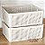 CESTO ORGANIZADOR FLOW BEGE 34X27X13CM - Imagem 4