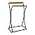 PORTA TOALHA PARA LAVABO COM MADEIRA - Imagem 5